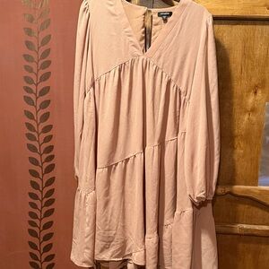 Mittoshop Blush Long Sleeve Dress